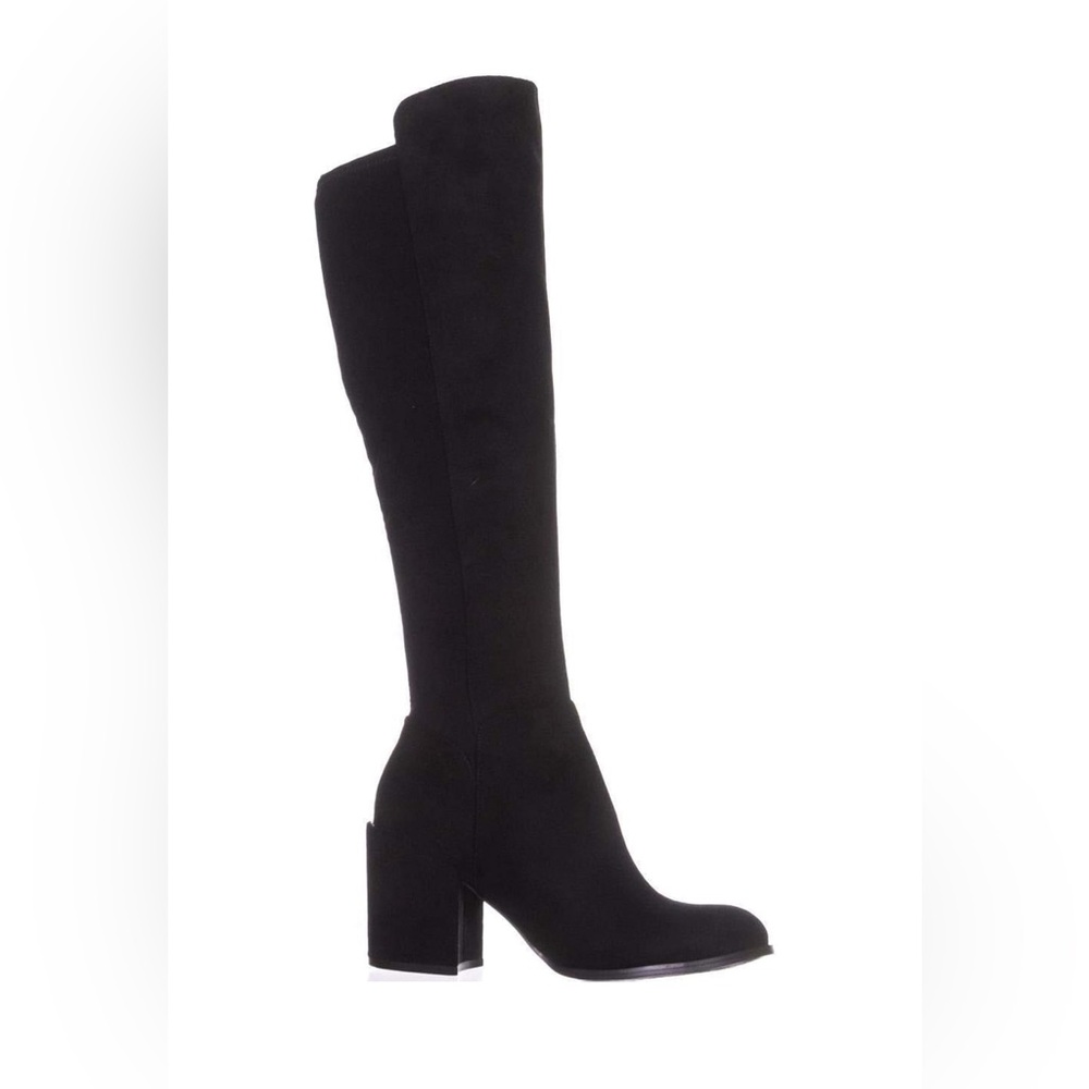Marc Fisher LACOLE2 Black Multi Knee High Boots Size 7.5M NW $160 S3 #192